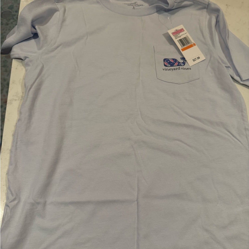 NWT Vineyard Vines Light Blue kids Shirt